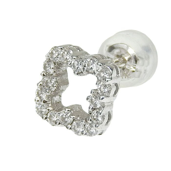 MIKIMOTO ミキモト K18WG ダイヤモンド ピアス ホワイトゴールド MIKIMOTO ミキモト ペアシェイプ ダイヤモンド ピアス K18