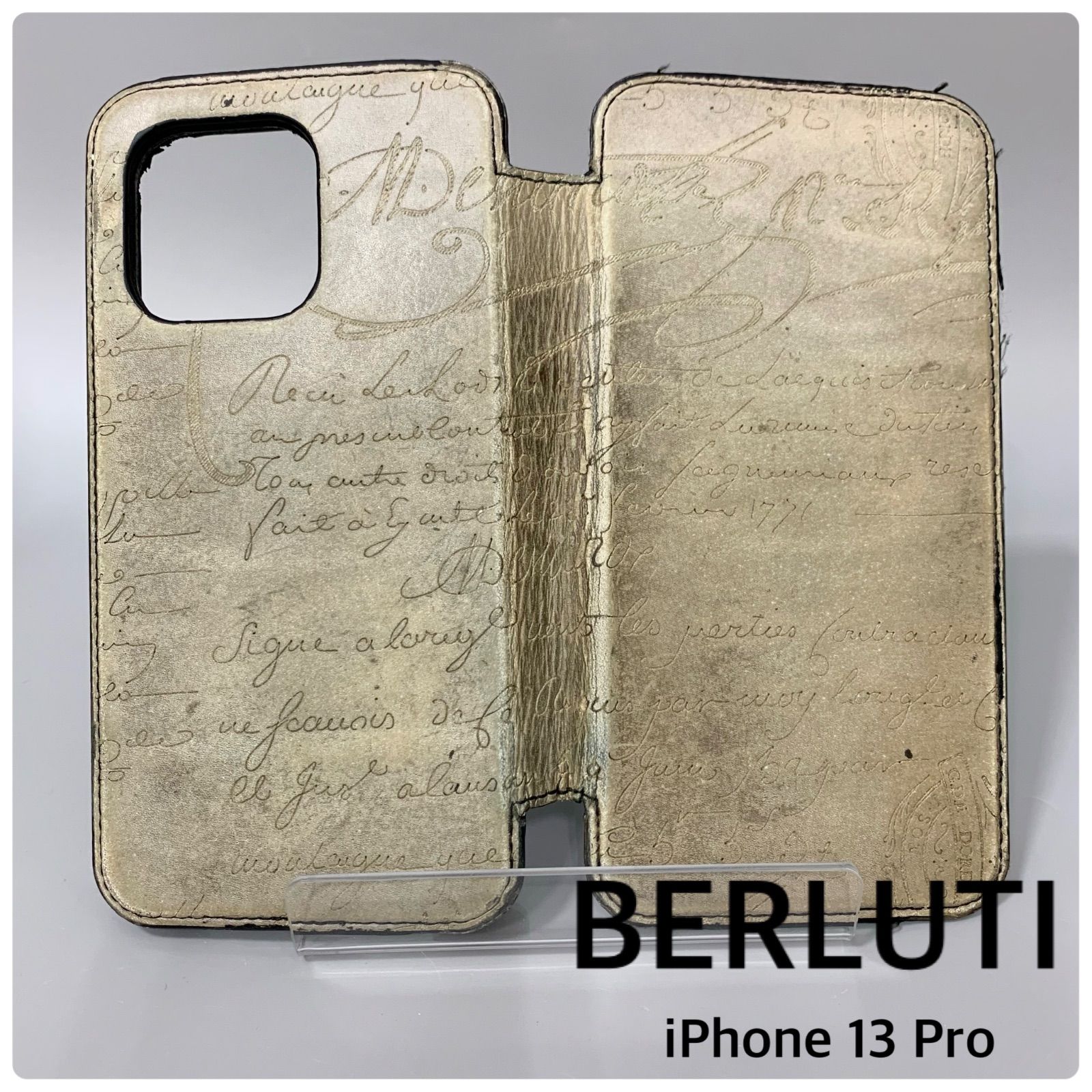 ベルルッティ スクリットレザー iPhone 13 Pro ケース スマホケース