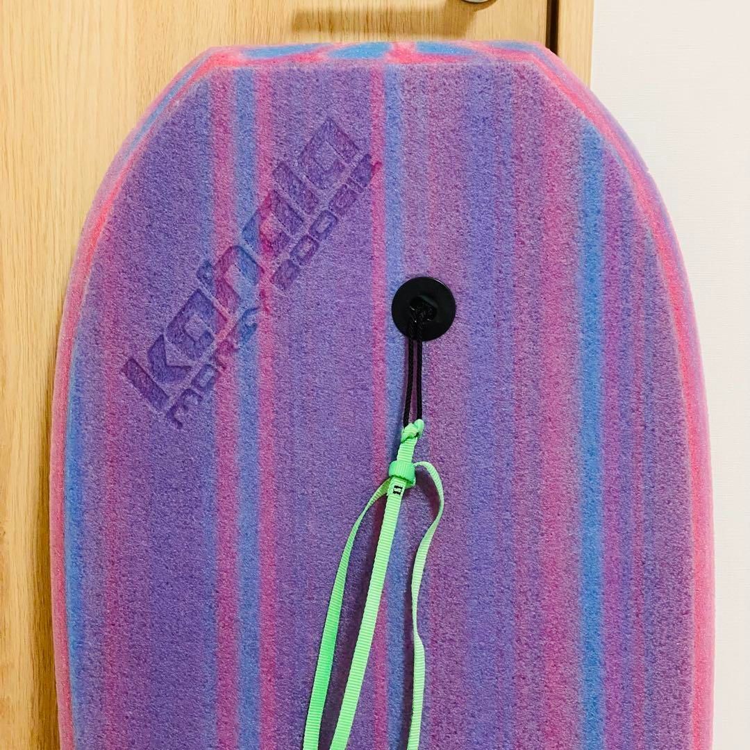 ☆美品☆モーレーブギー ボディボード 約88×56cm リーシュコード付き