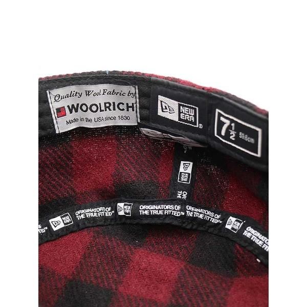 WOOLRICH×NEWERAウールリッチ×ニューエラチェック柄ウールワーク