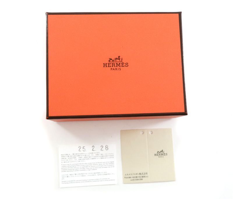 未使用 HERMES エルメス W刻 2024年 カルメン キーホルダー