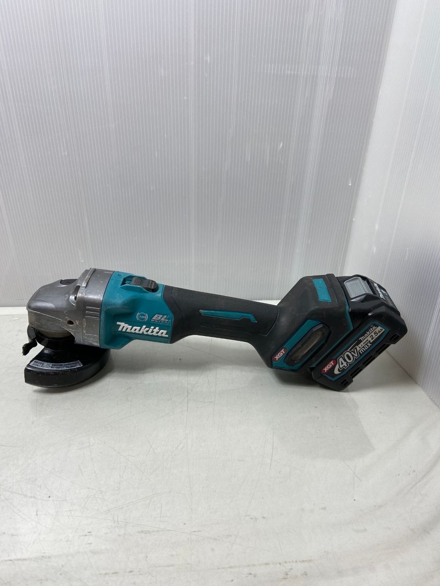 ΦΦMAKITA マキタ 100mm 40V 充電式ディスクグラインダ スライドスイッチ GA001G ブルー