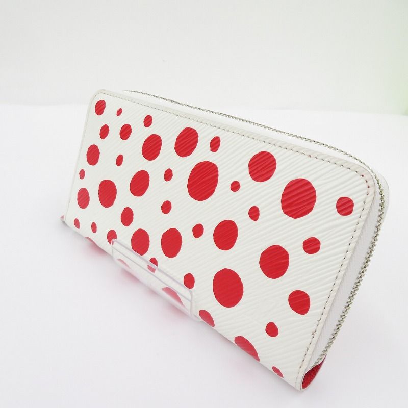 瀬戸大橋店 LOUIS VUITTON | ルイ ヴィトン 長財布 × 草間彌生 エピ ジッピー ウォレット M81961 レッド×ホワイト 125