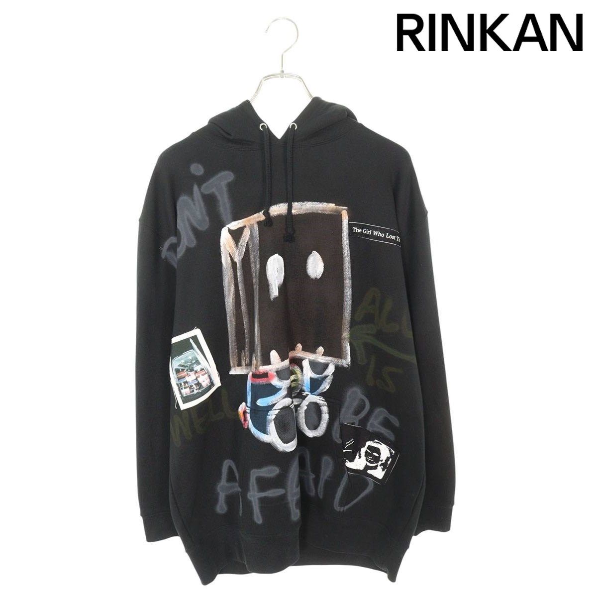 ゲルニカ グラフィティプリントプルオーバーパーカー メンズ XXL  