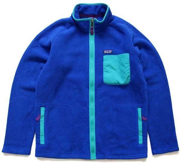 patagoniaパタゴニア Karstensカーステンス フリースジャケット VIK Mアウトドア キャンプ バイキング ブルー ラグラン