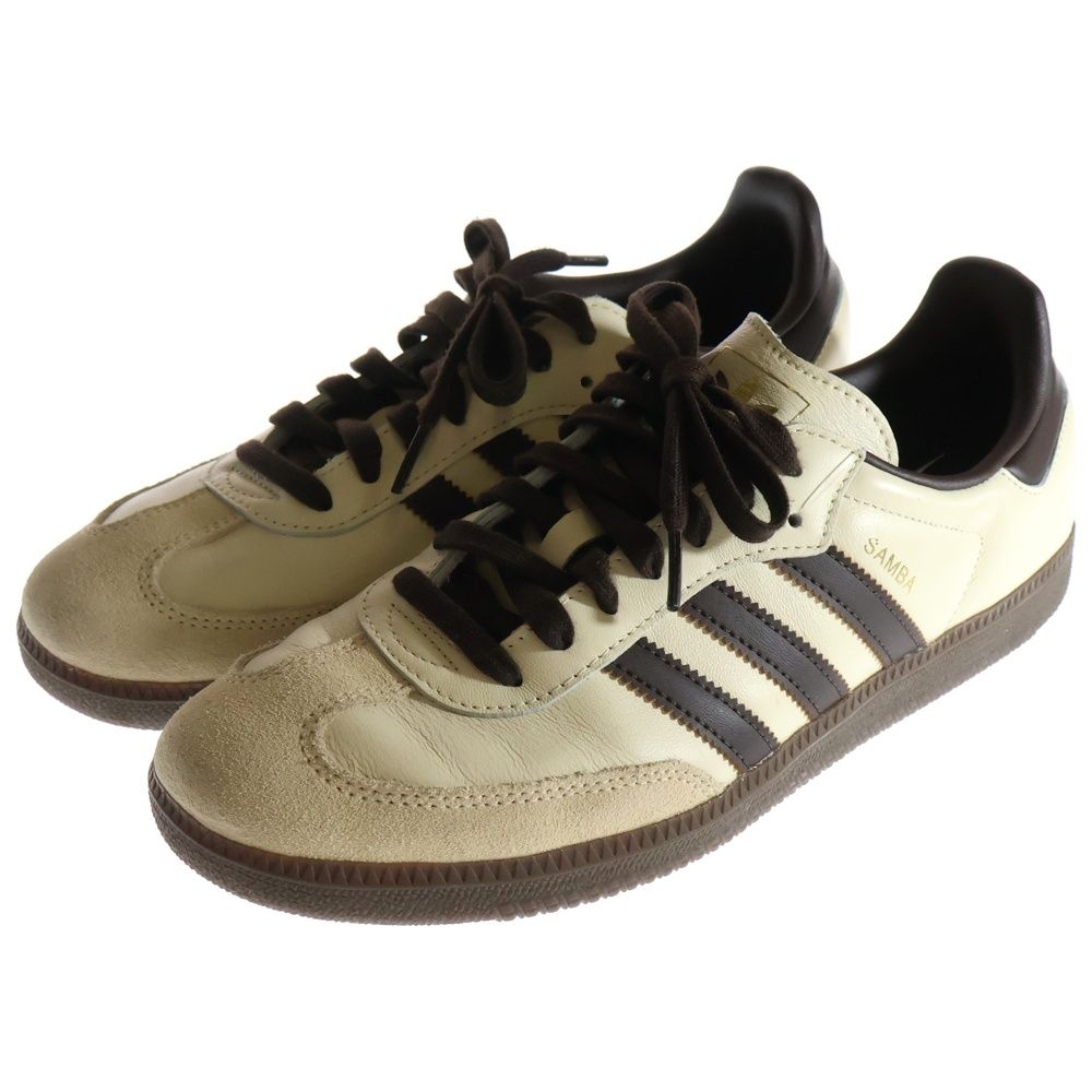 adidas (アディダス) Samba OG Cream White/Dark Brown/Gum