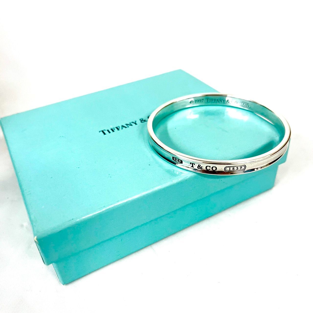 TIFFANY-CO. ティファニー SV925 ナローバングル 1837