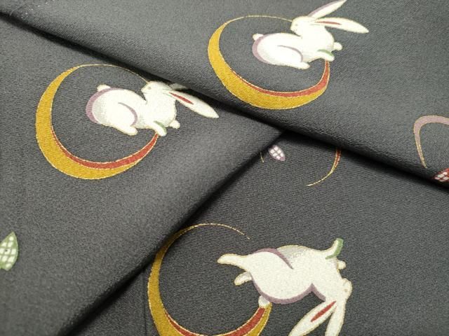 平和屋着物○上質な小紋 跳び兎 やまと誂製 正絹 逸品 DAAN1014az