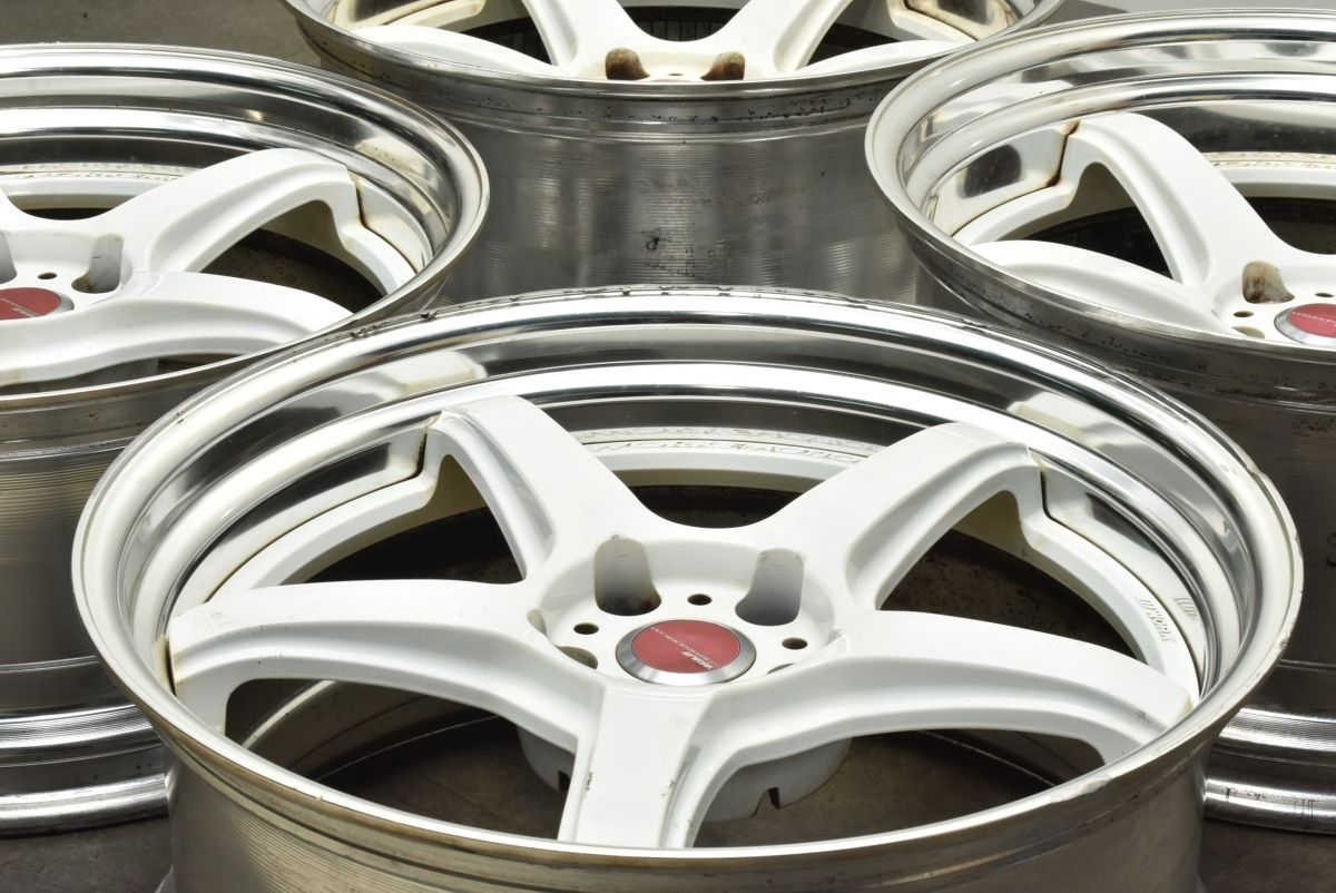 交換用に WORK エモーション T5R 20in 9J 10 10J 5 PCD114.3 4本セット アルファード クラウン スカイライン カスタム用