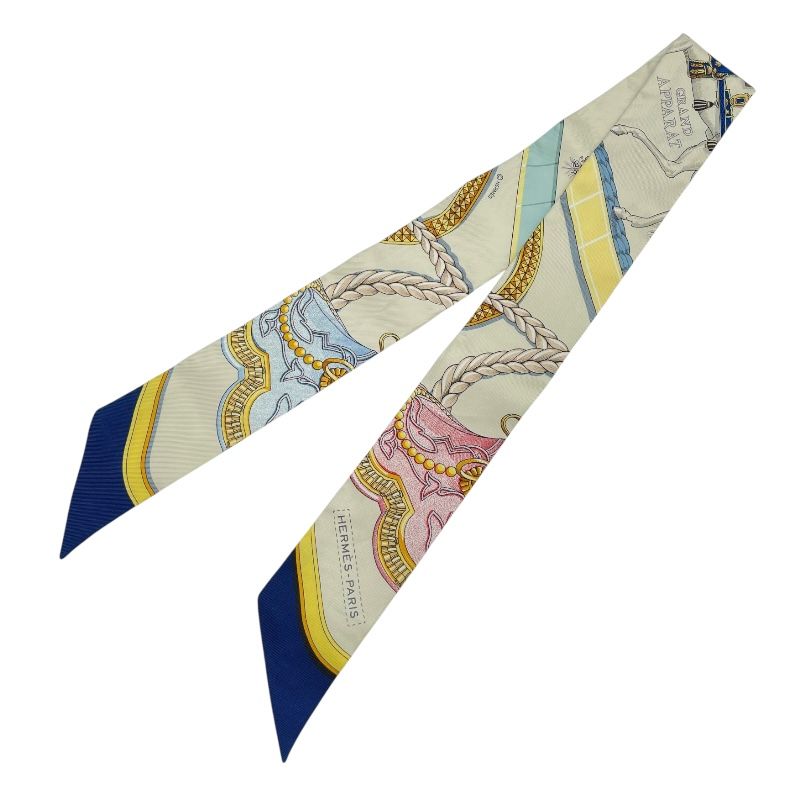 エルメス HERMES ツイリー GRAND APPARAT マルチカラー シルク