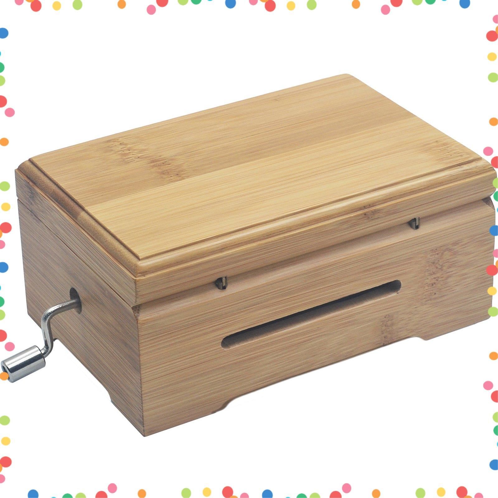 with銅製ギアDIY 30弁手回しオルゴール音楽ボックスMovement