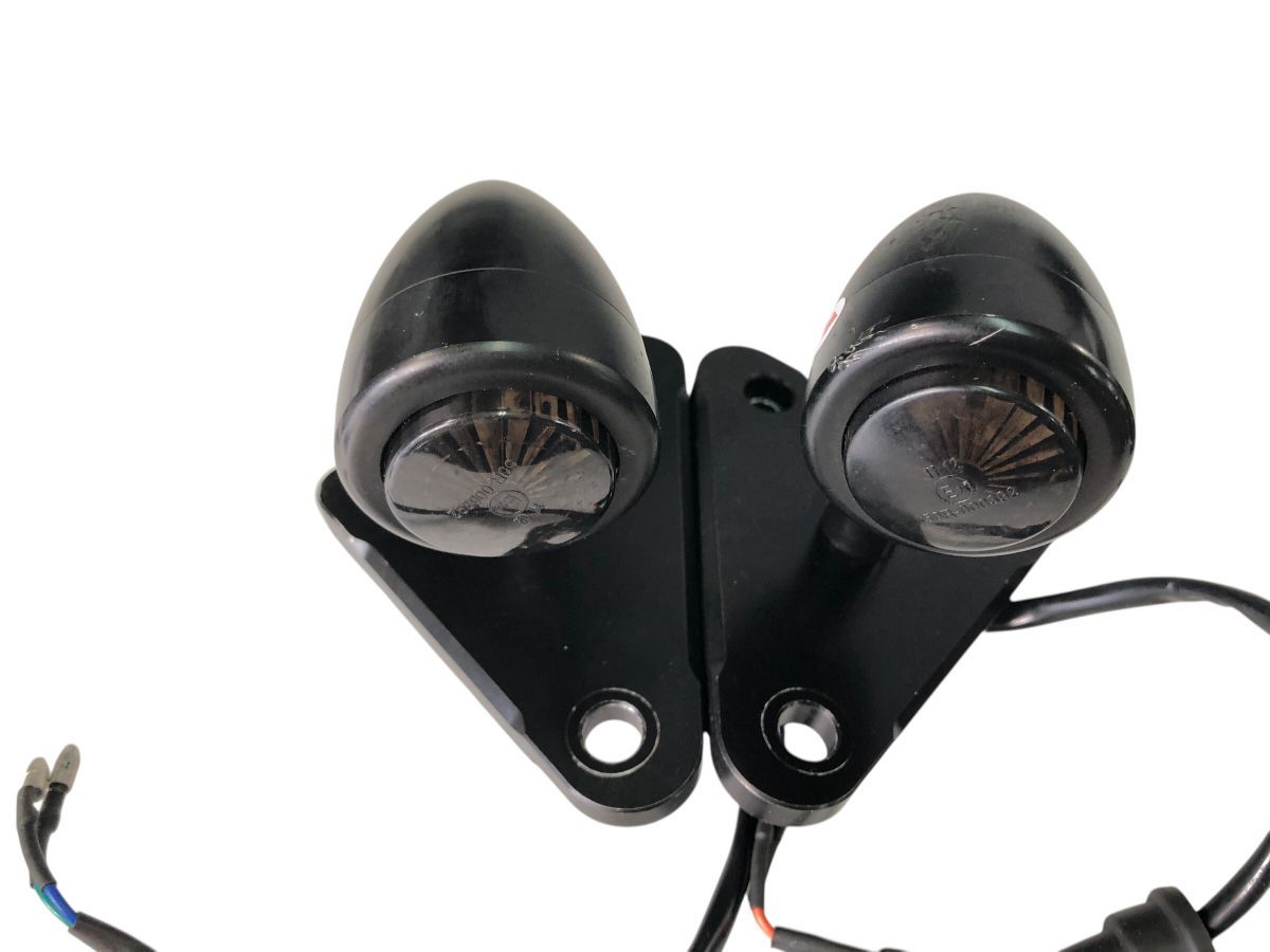 MUTT マットモーターサイクルズ サバス250 フロントウィンカー ステー付 作動OK 補修 流用 カスタムにも 2635-M6526