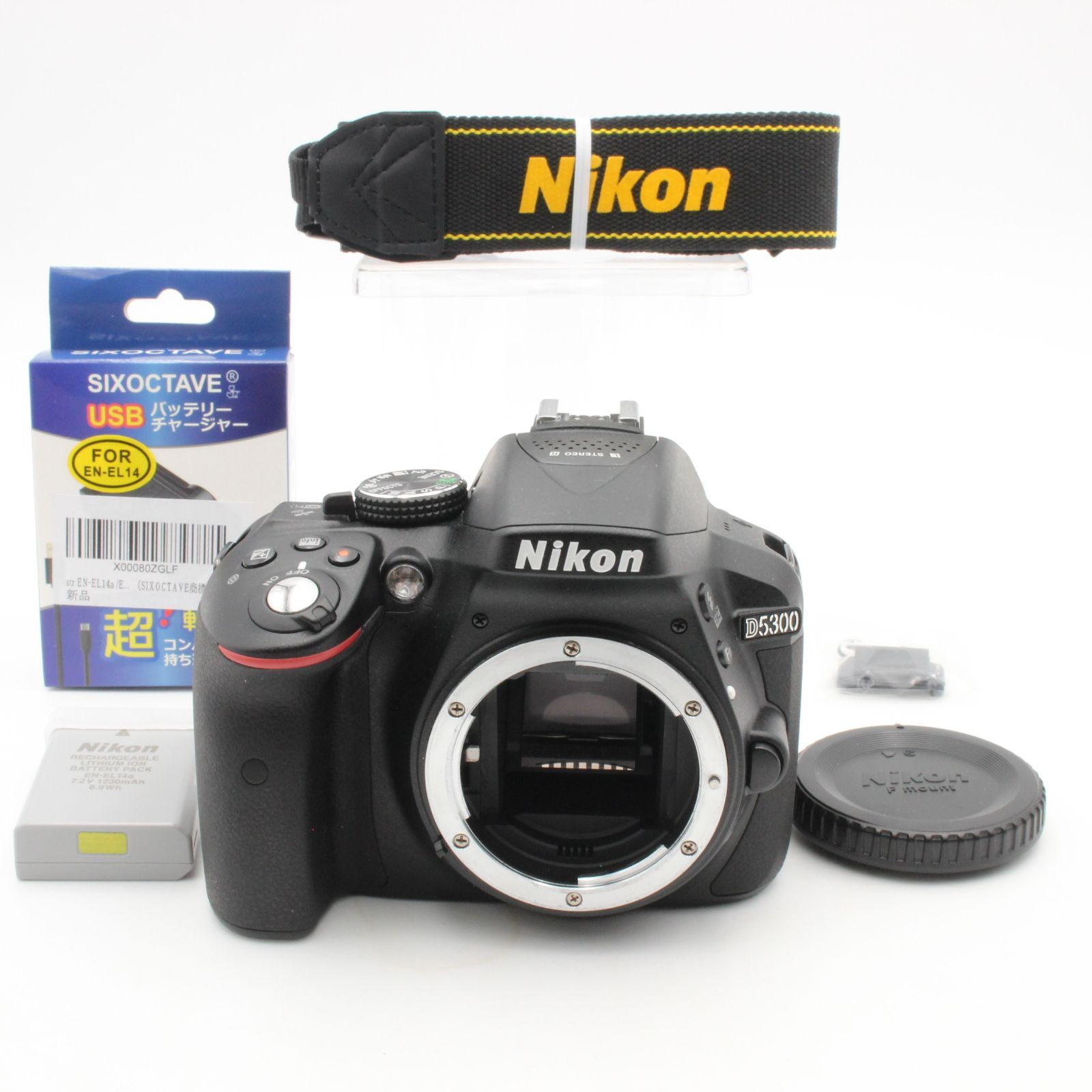 Nikon D5300 デジタル一眼レフカメラ、バッテリー、充電器付き