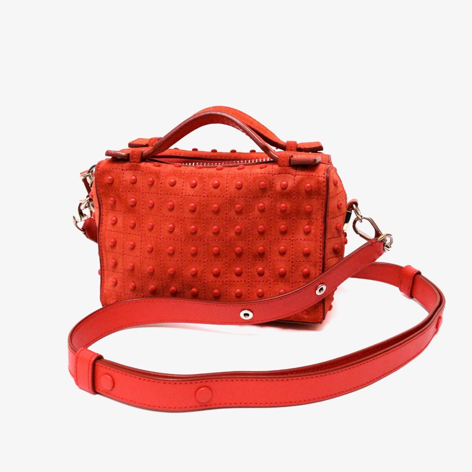 TOD'S レザー カメラ バッグ トッズ 16201.9 スタッズ 2way ミニ TOD'S レザー カメラ バッグ トッズ 16201.9 スタッズ 2way ミニ