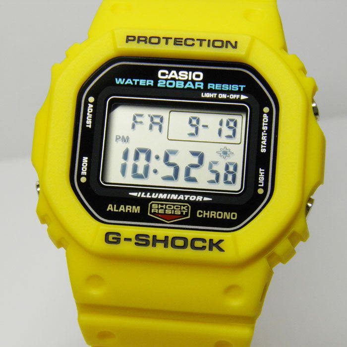CASIO(カシオ)G-SHOCK(ジーショック) DW-5600REC-9JF イエロー DW  