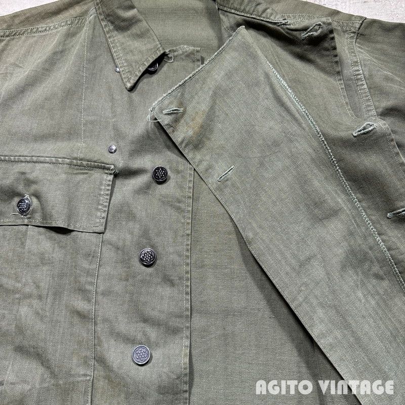 40's US.ARMY M-43 HBT ジャケット ポケットプリーツ 36R fit=scale-down,w=1200