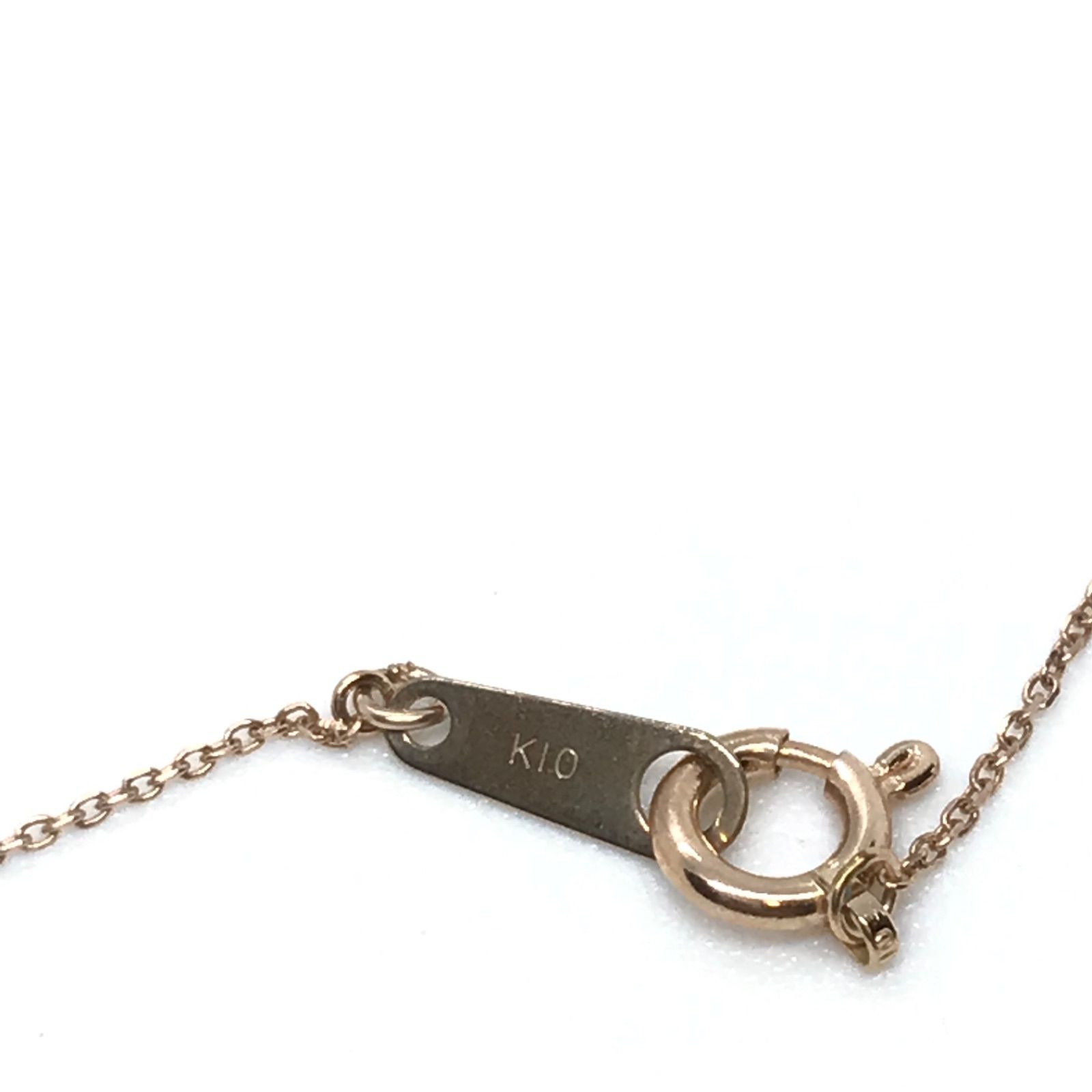 SCARABE k10 ピンクゴールド ネックレス SCARABE スカラベ K10 ローズガーネットネックレス 10金ピンクゴールド