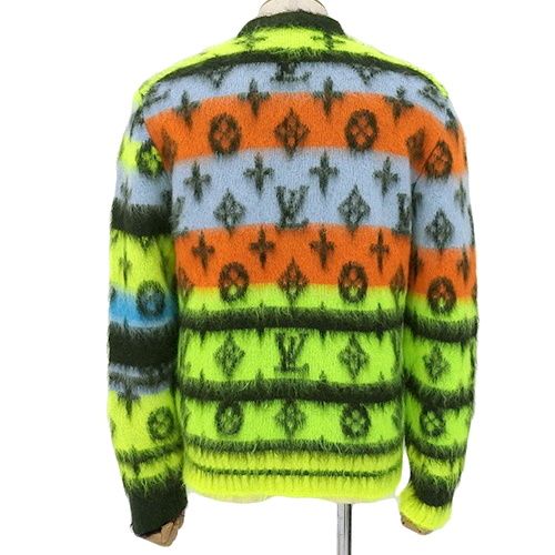 LOUIS VUITTON ルイ ヴィトン モノグラム モヘア カーディガン