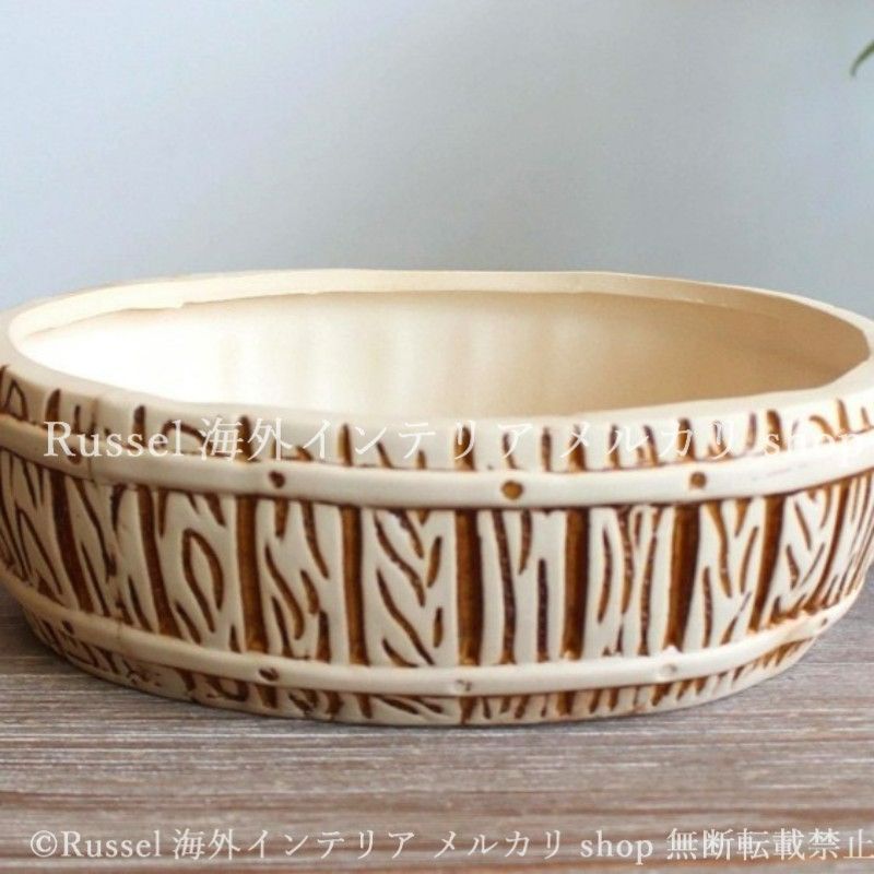 ポコでお願いします。斜めスリットナチュラルテラコッタ小サイズ aroe様 MASU ポコ様専用でお願いします。斜めスリットナチュラル