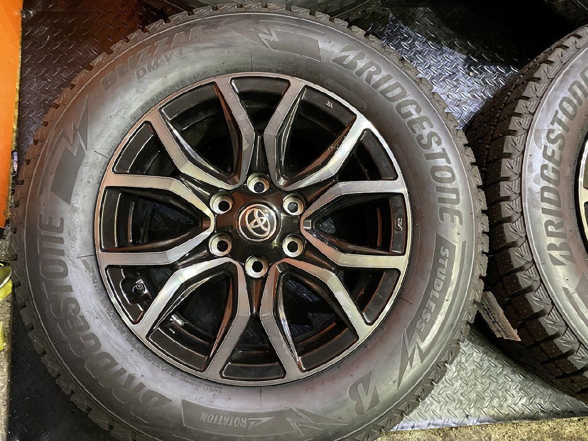 タイヤ新品 BS DM-V3 スタッドレス 265/60R18 新車外し トヨタ