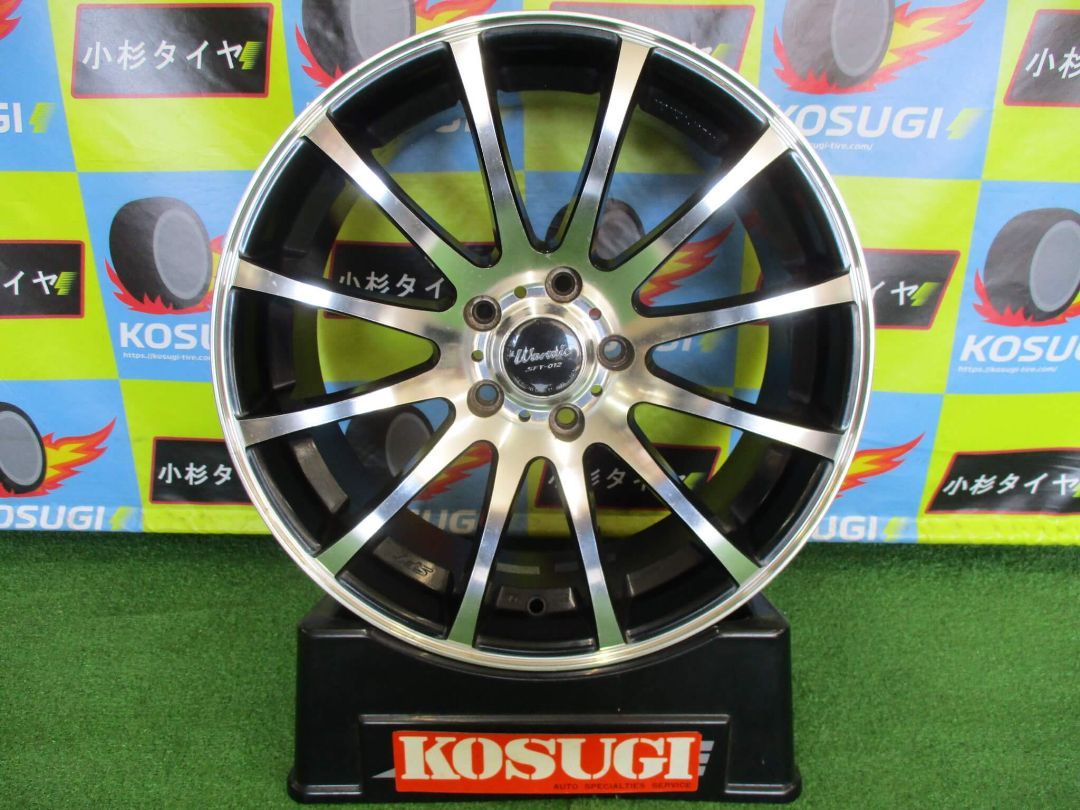 ワーウィックSFT-012 8J-18 5H114.3 45 クラウン カムリ フーガなど ホイール 4本 Y94 大和店