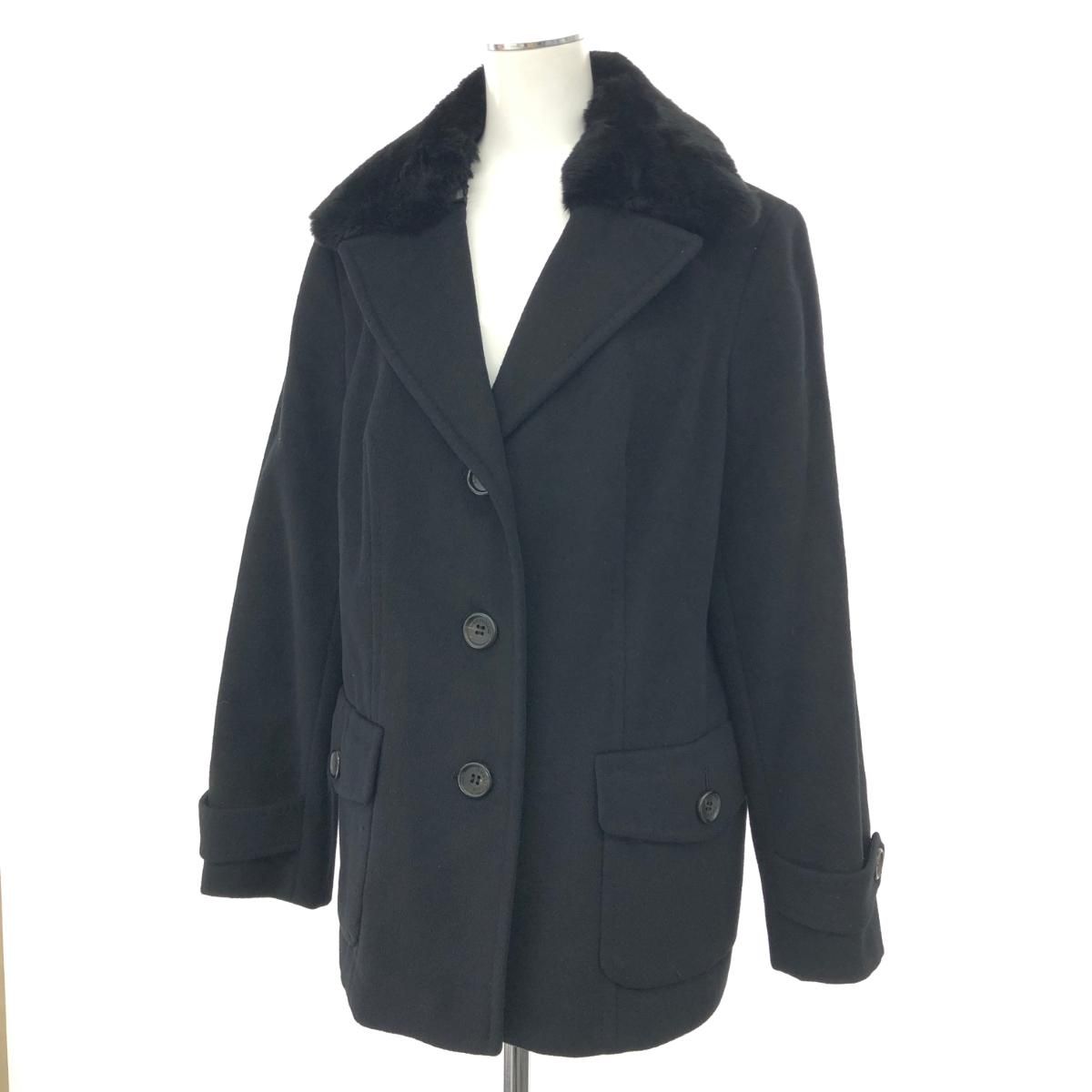 BURBERRY バーバリーロンドン チェスターハーフコート ブラック