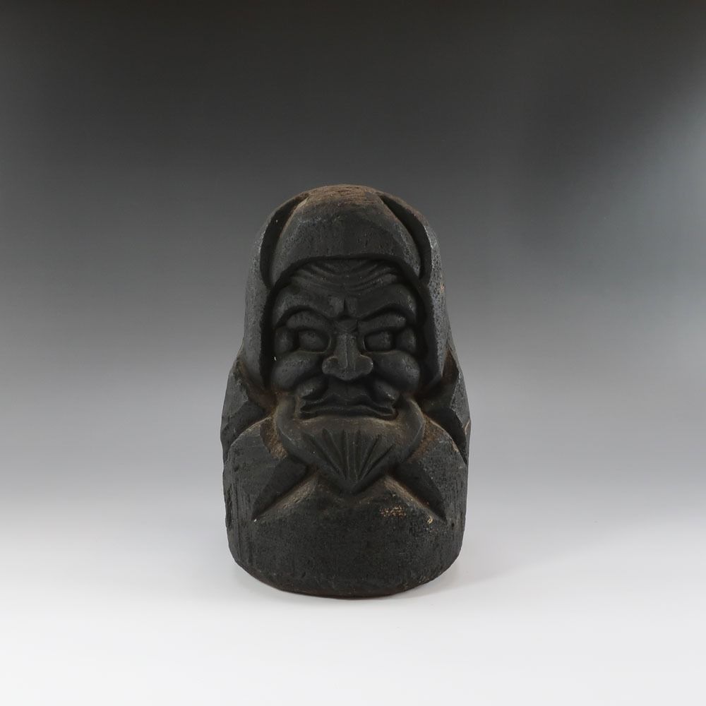 石製 達磨大師 置物 天然石 _ 骨董品