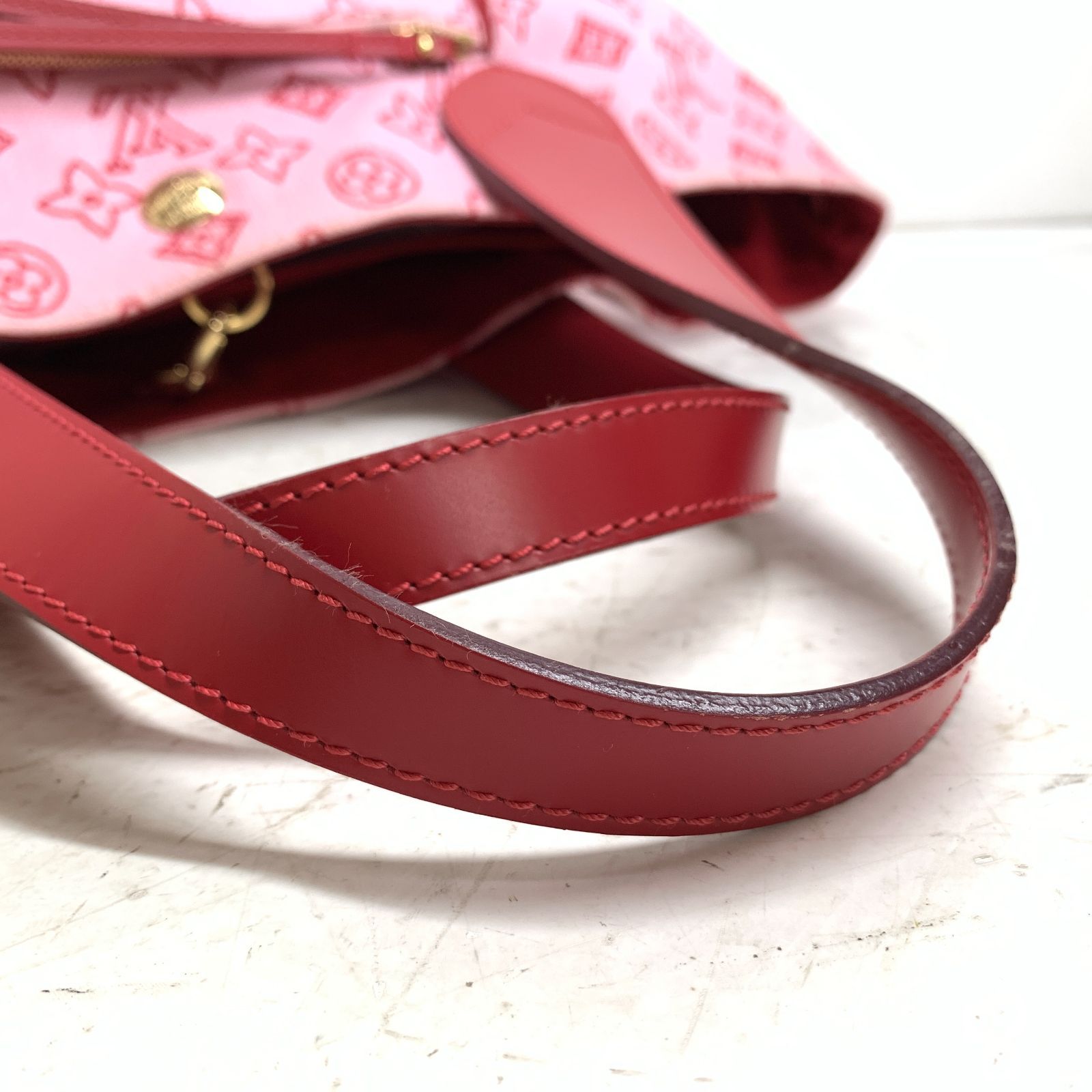 f001 L 美品 Louis Vuitton カバイパネマPM ビーチライン モノグラム 