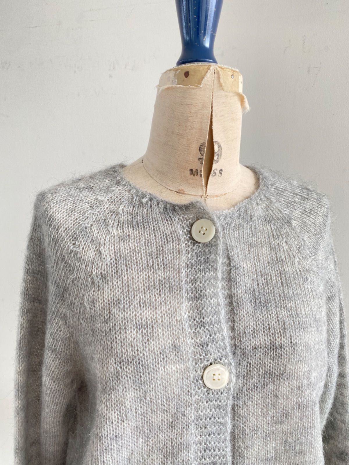 ENGINEERED GARMENTS　モヘアニット　カーディガン　グレー　Ｓ SARAHWEAR /キッドモヘアニットカーディガン C11584 グレー - メルカリ