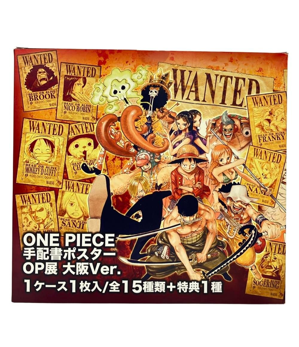 美品 ONE PIECE ONE PIECE 手配書ポスター OP展 大阪Ver. 集英社