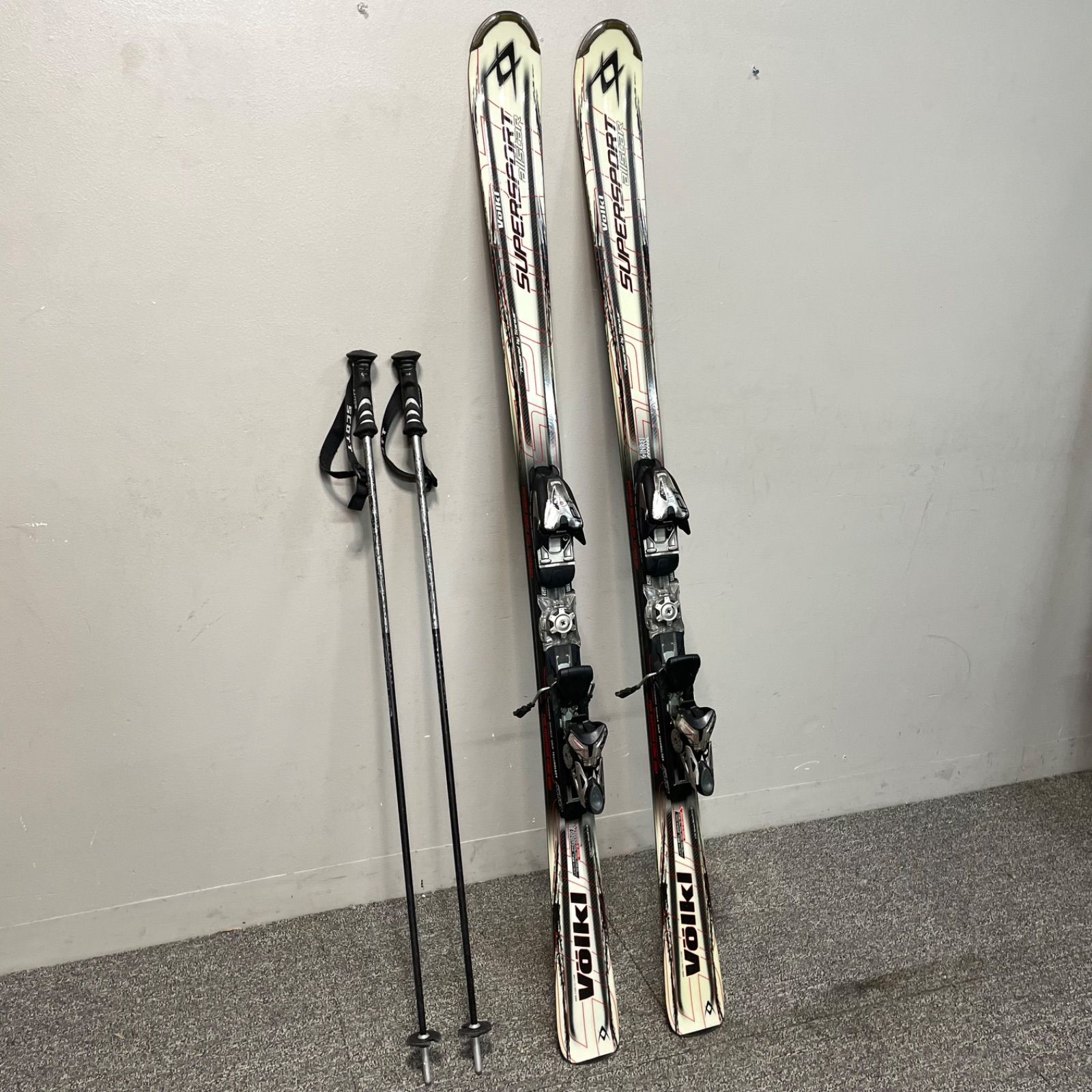 フォルクルVölkl Supersportスキー板&ストック！