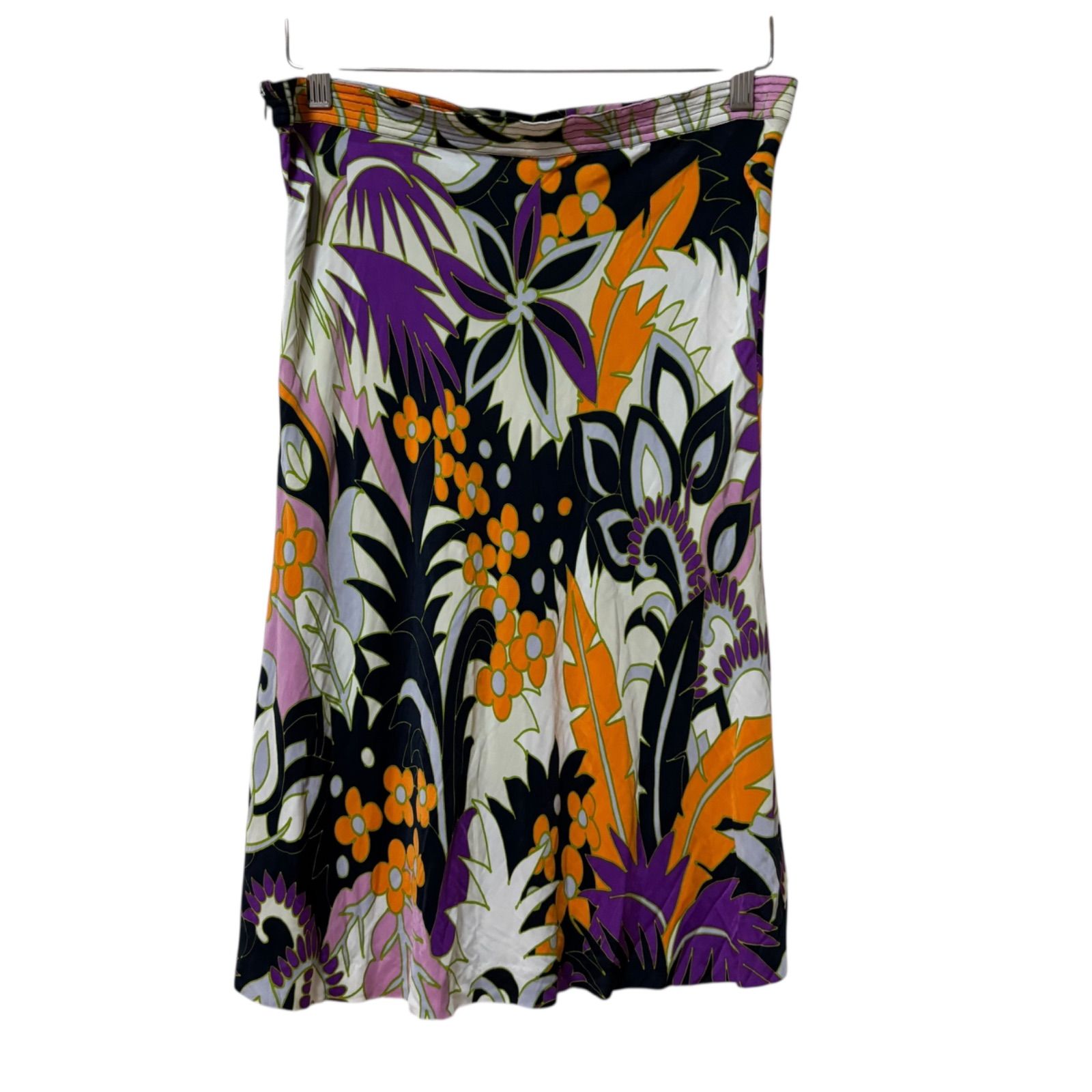 RE241 ETRO エトロ スカート ボタニカルプリント マルチカラー