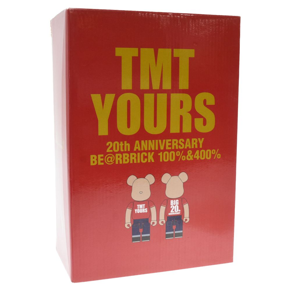 MEDICOM TOY - MEDICOM TOY メディコムトイ BE@RBRICK TMT YOURS 20th ANNIVERSARY 100% & 400% ティーエムティー 20周年 アニバーサリー アイボリー/ブルー/レッド MEDICOM TOY (メディコムトイ) BE@RBRICK TMT YOURS 20th