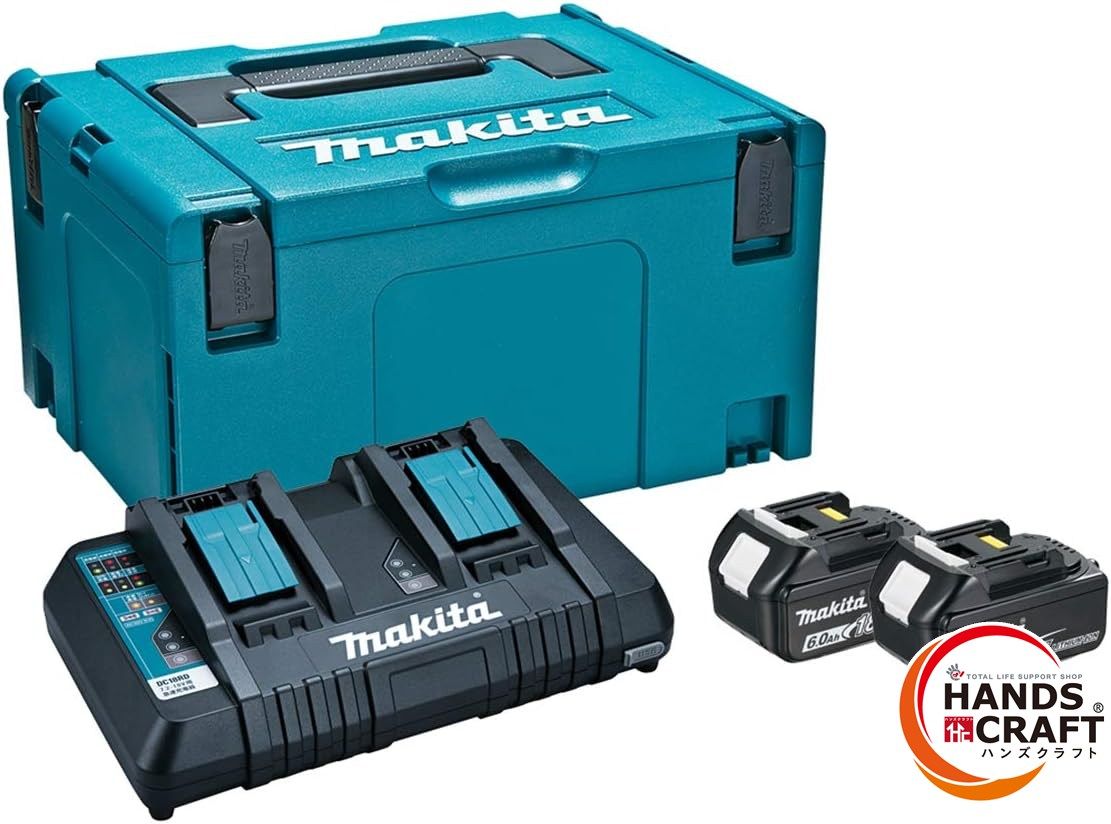 ♭ ♥品 マキタ makita A-61226 パワーソースキット 18V6.0Ahバッテリ2個 DC18RD充電器 ケース