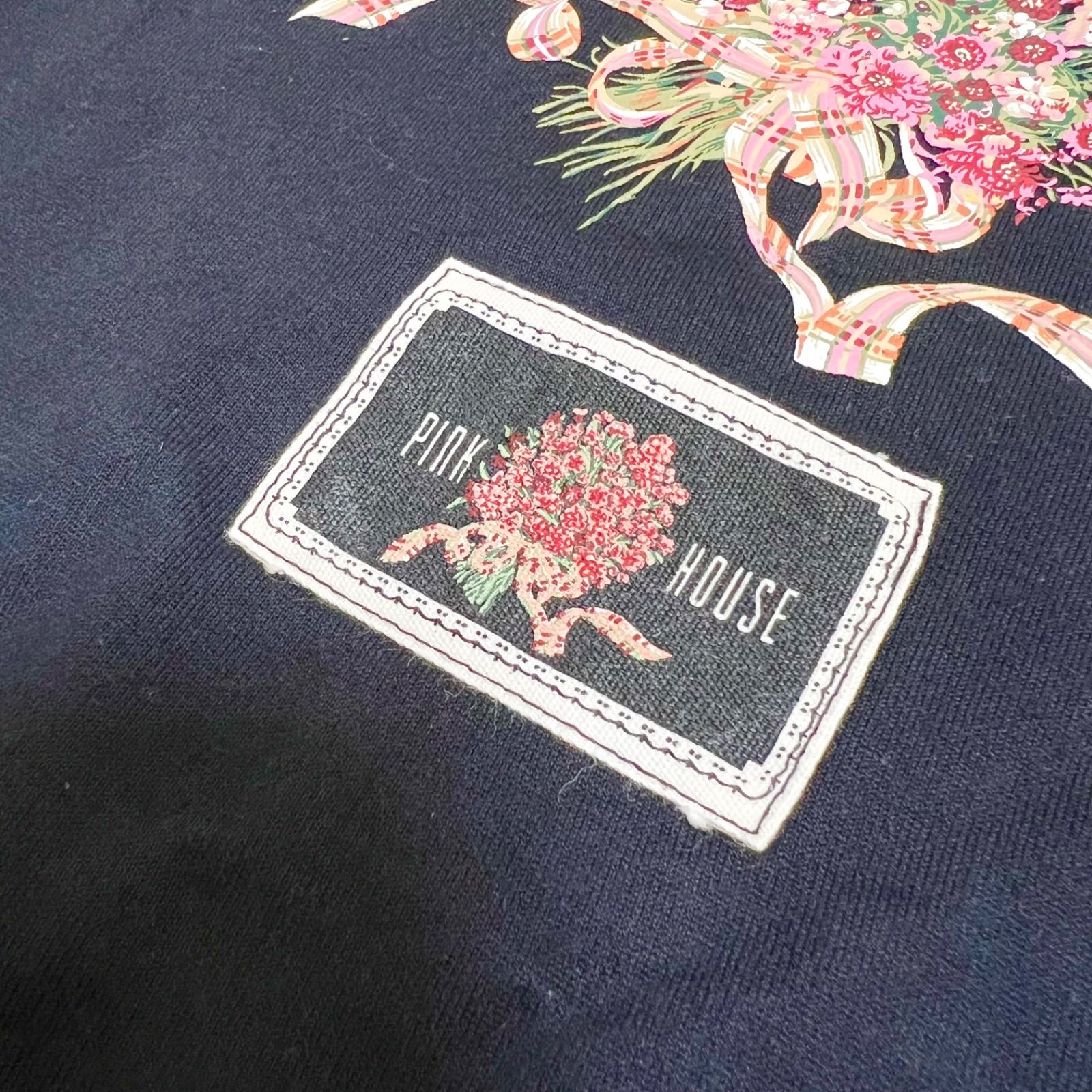 新品　Pink House　半袖 z1384 PINK HOUSE ピンクハウス 綿100 半袖 カットソー