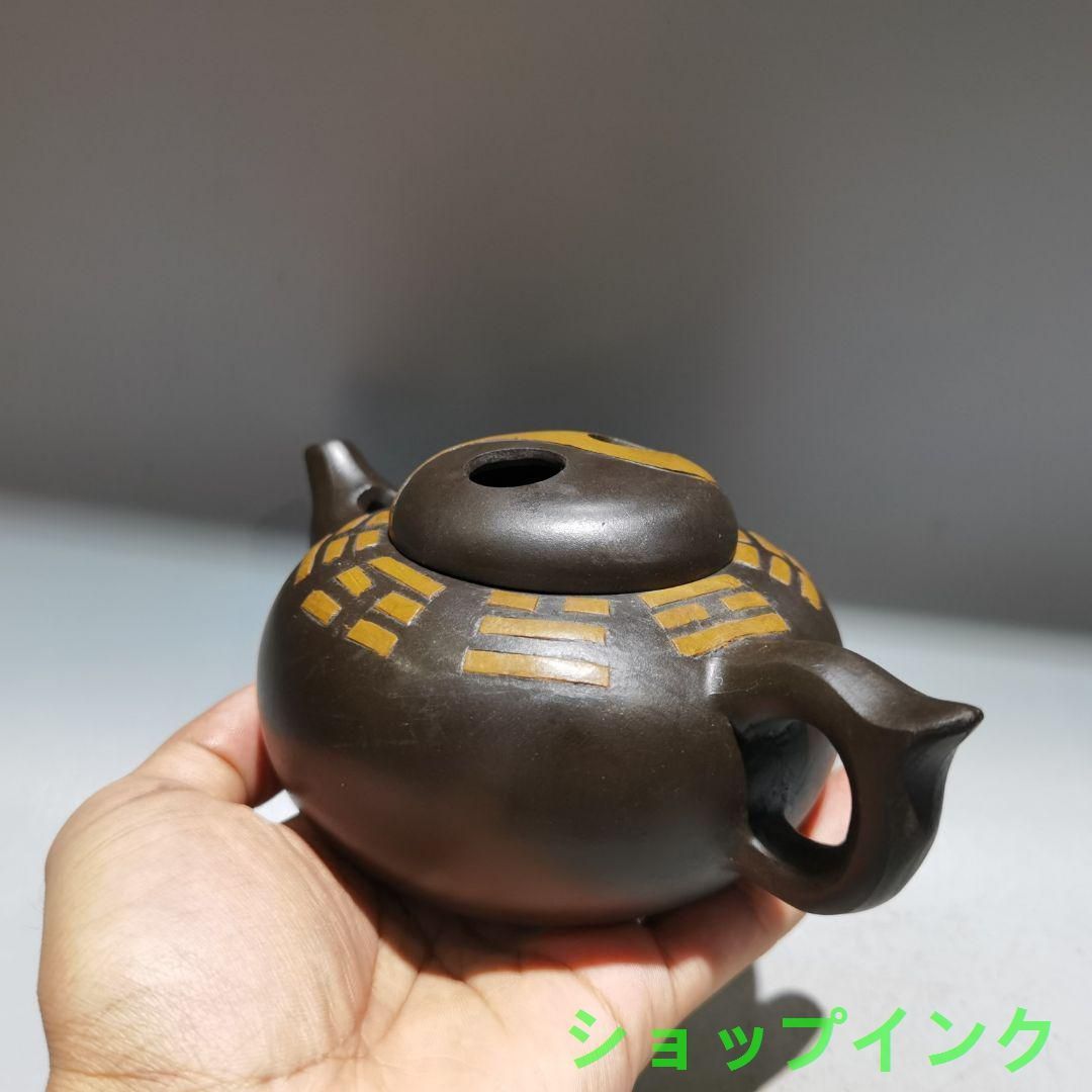 中国 宜興  八卦紫砂壷   急須 中国 宜興 八卦紫砂壷 急須 - メルカリ