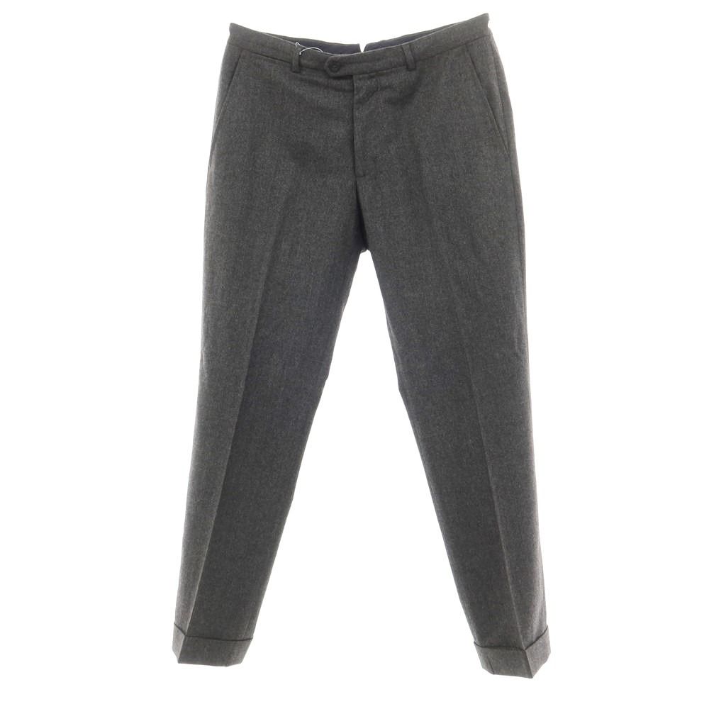 【中古】バナナリパブリック Banana Republic ウール ドレススラックスパンツ ダークグレー【サイズ31/30】【メンズ】