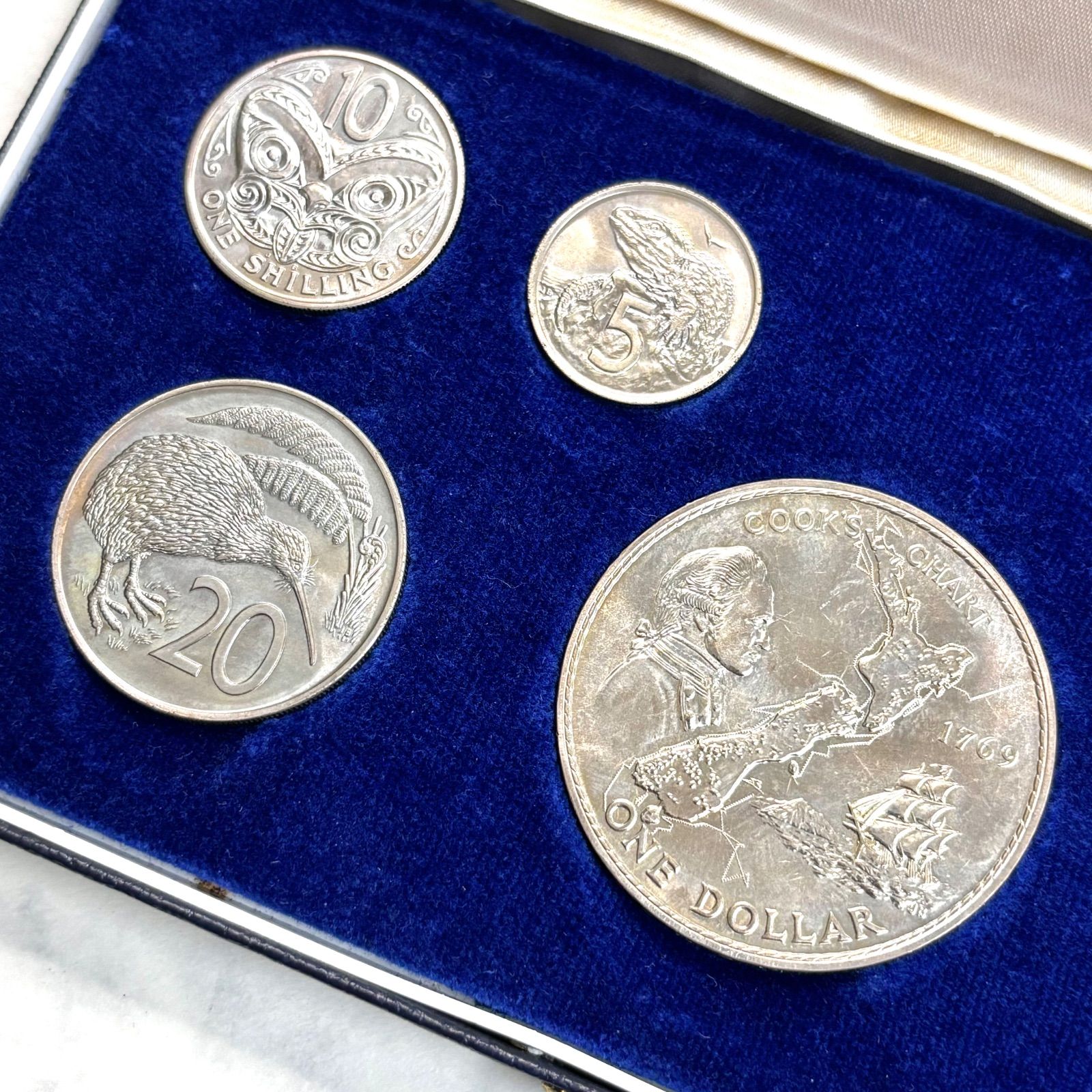 ニュージーランド⭐️1969年公式コインセット】 NEW ZEALAND COOK
