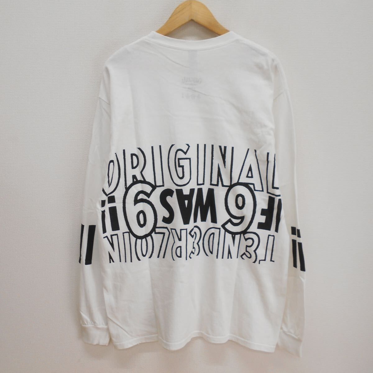 TENDERLOIN LONG SLEEVE TEE POCKET WHITE