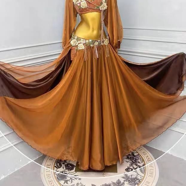 ベリーダンス衣装 オリエンタル衣装 ブラスカート 豪華 オーダーメイド 618ab74312b70ba89e88675d0d580b