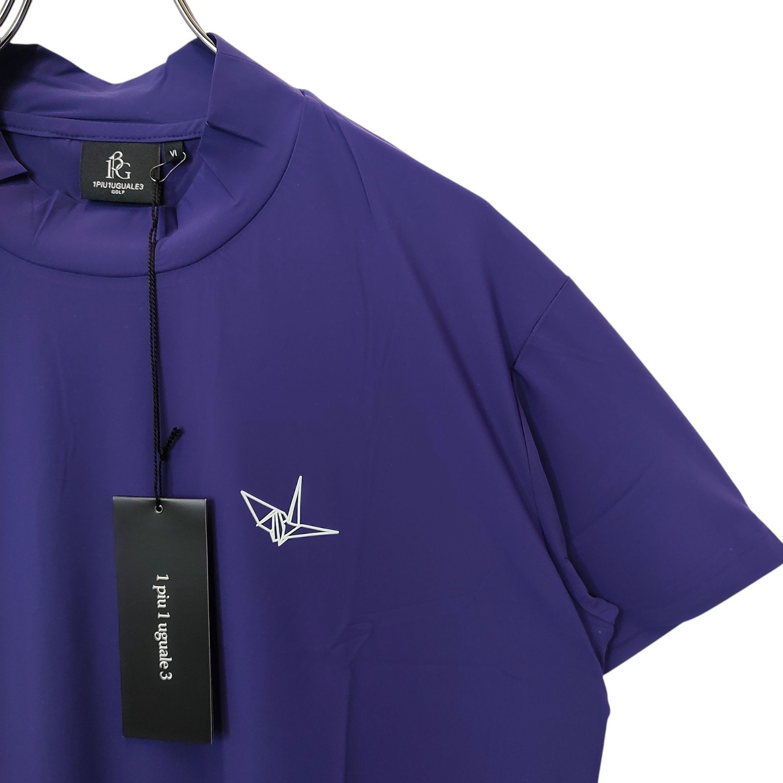 1PIU1UGUALE3 GOLF ウノピュウノ ゴルフ S/S MOCK NECK NEON