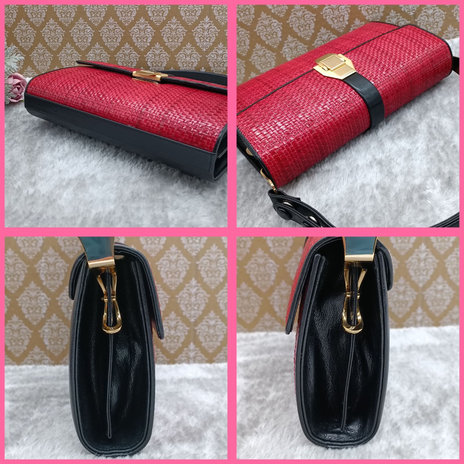 おき宗 》 ☆未使用☆ 草履 バッグ 2点セット 高級 ハンドバッグ 和装