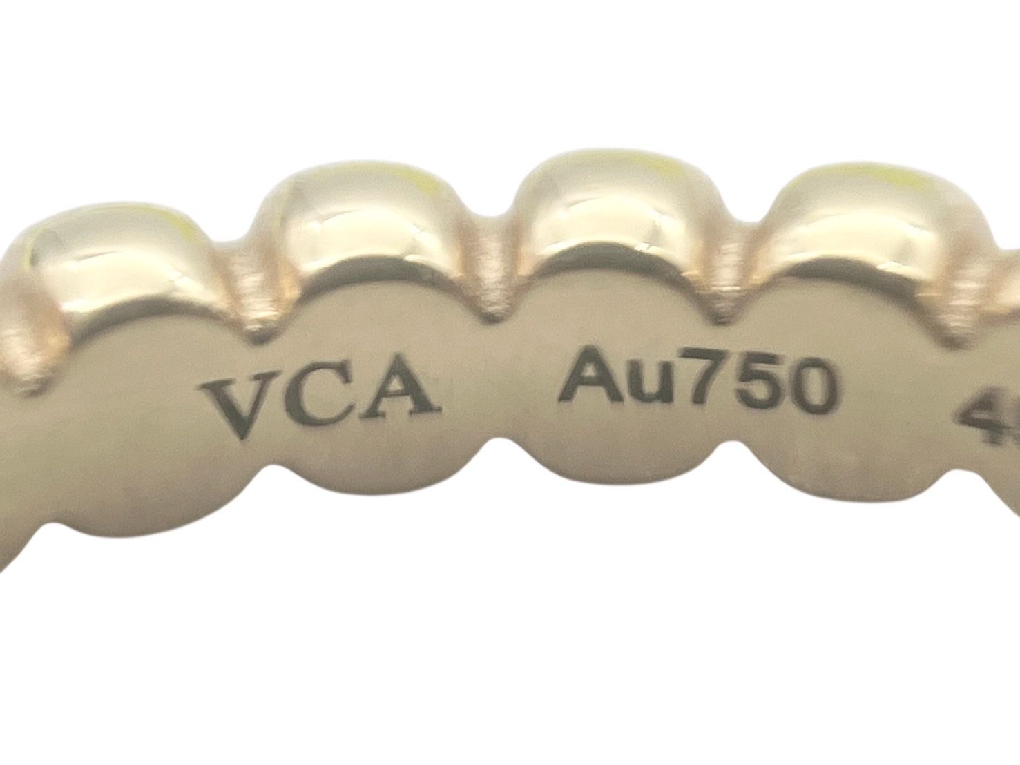 ☆保証書付美品☆ VanCleef&Arpels ペルレ スモール リング 指輪