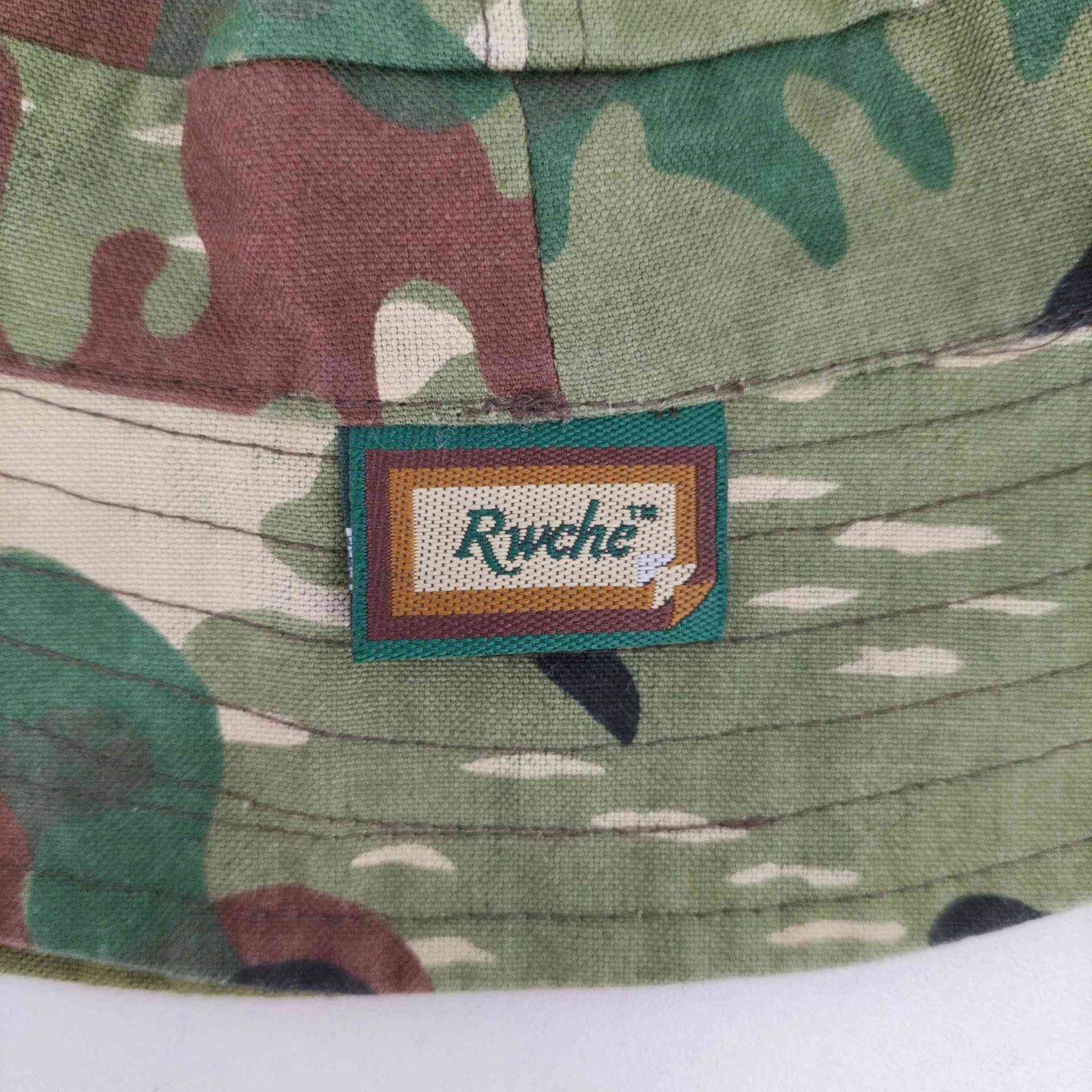 ローチ RWCHE JUST HAT 迷彩 リバーシブル バケットハット メンズ 表記
