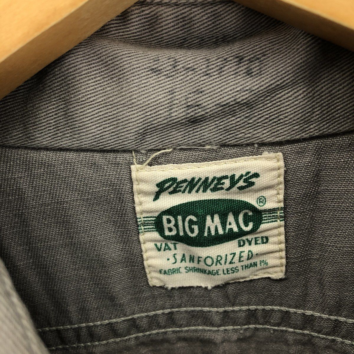 古着 60年代 ペニーズ Penney's BIGMAC ビッグマック 長袖 ワークシャツ メンズM ヴィンテージ/eaa451165