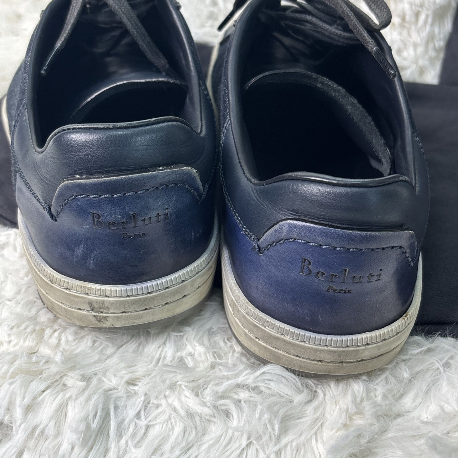 BERLUTI ベルルッティ メンズ スニーカー レザー デニム - メルカリ