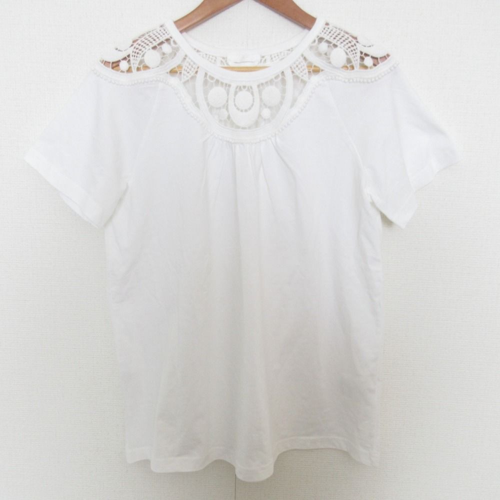 良品 Chloe クロエ クロシェレース ショートスリーブ ドッキング