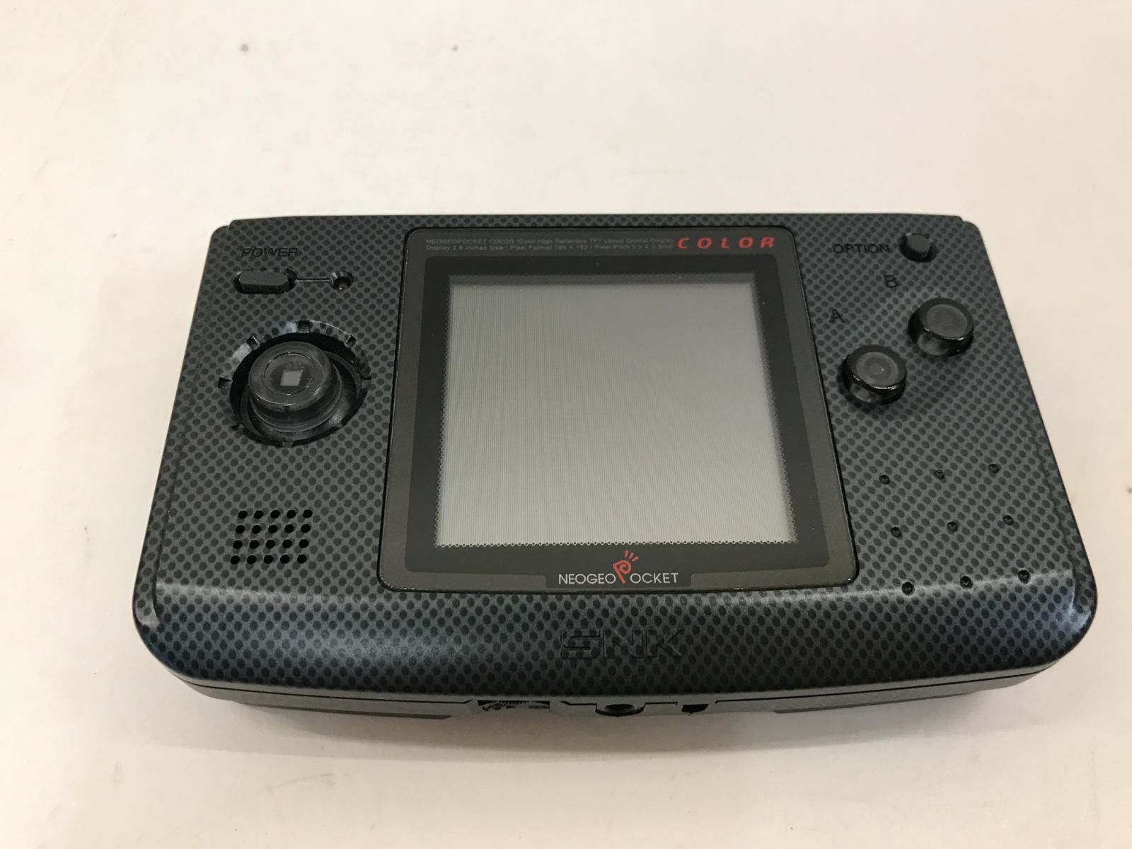 HD】NEOGEO POCKET COLOR ネオジオポケットカラー カーボンブラック