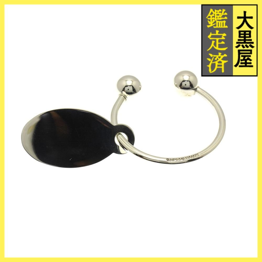 ティファニー リターントゥオーバルスクリューボールキーリング