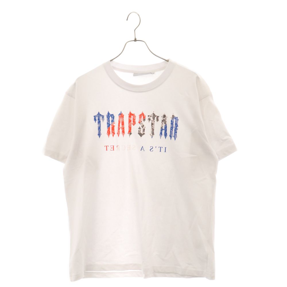 TRAPSTAR★DECODED ペイズリー Tシャツ トラップスター TRAPSTAR (トラップスター) DECODED PAISLEY MONOCHROME EDITION